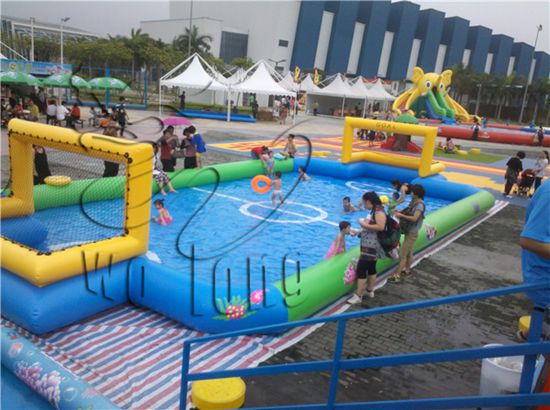 new commercial inflatable water toys, inflatable water football court
