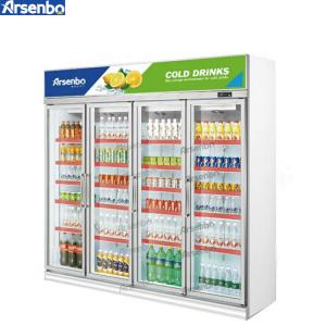Quality High Efficiency Retail Drink Refrigerator With R22 Refrigerant  LED Lighting wholesale