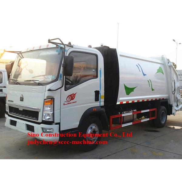 Hydraulic System Special Purpose Truck Howo 6m3 Compacted Compression Garbage Truck