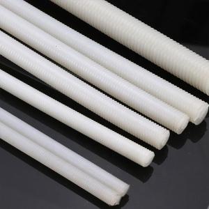 Quality White Plastic Rubber Nylon Full Threaded Rod DIN975 M4 - M20 wholesale