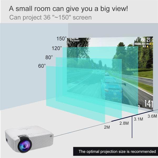 800x480P HD Wireless Home Cinema Movie Theater HD Wireless Projector
