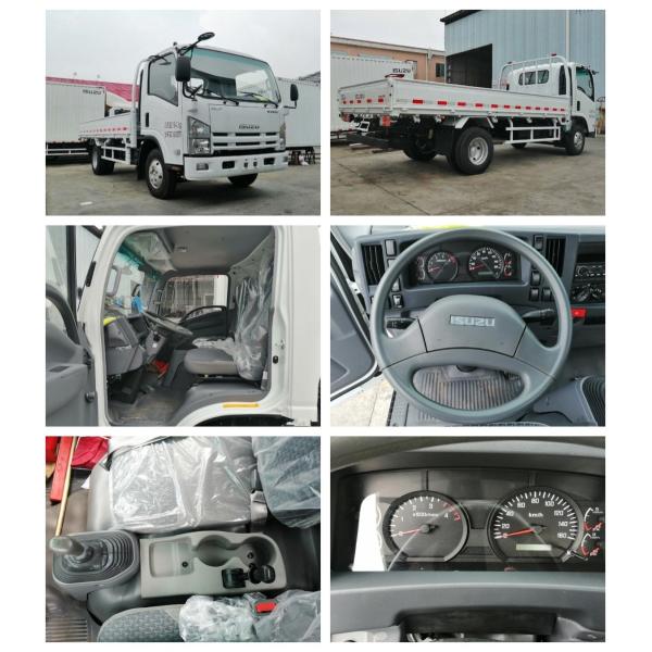 GVW 3500kg Japanese Isuzu KV100 115hp Light Cargo Fence Truck With 2 Tons 3 Ton Loading Lorry Truck