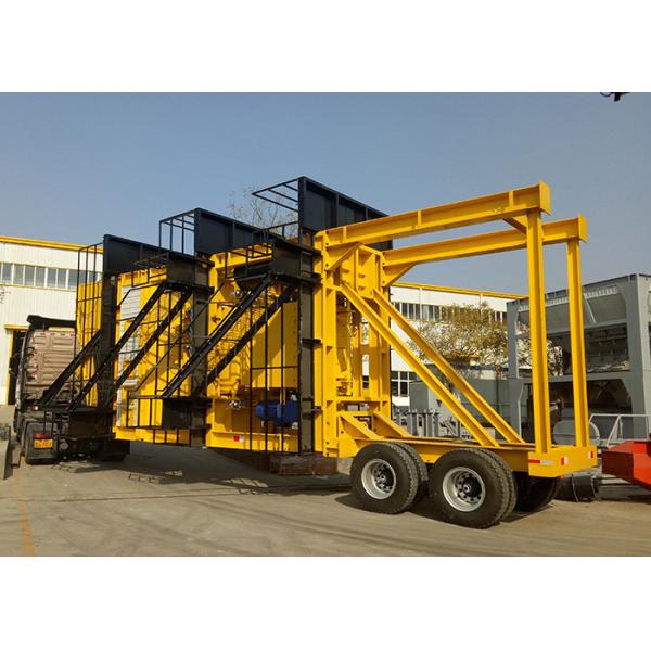 Good Performance Mobile Batching Plant 120TPH 45s Mixing Cycle 270 - 500kw