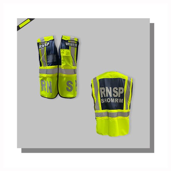 Ready-made Apparel Direct Injection Heat-Transfer Printing Engineer Warning Vest