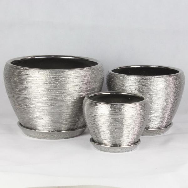 Durable And Versatile Ceramic Pots Glossy Finish For Living Room