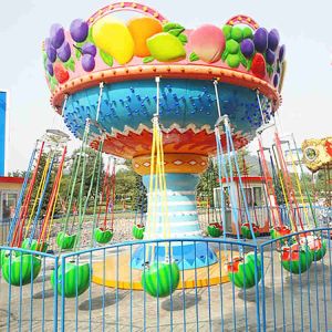 Buy cheap 5m Amusement Park Rides , Fruit Flying Chair Ride Without Foundation from wholesalers