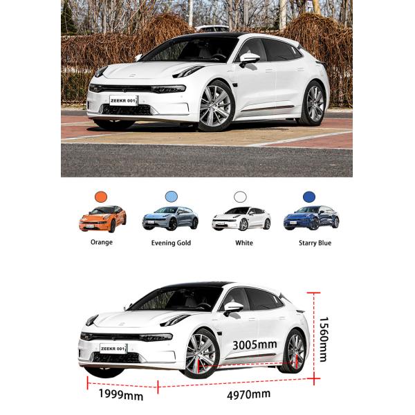 Pure Electric Sedan EV Cars Medium New Energy Vehicle Geely Zeekr 001