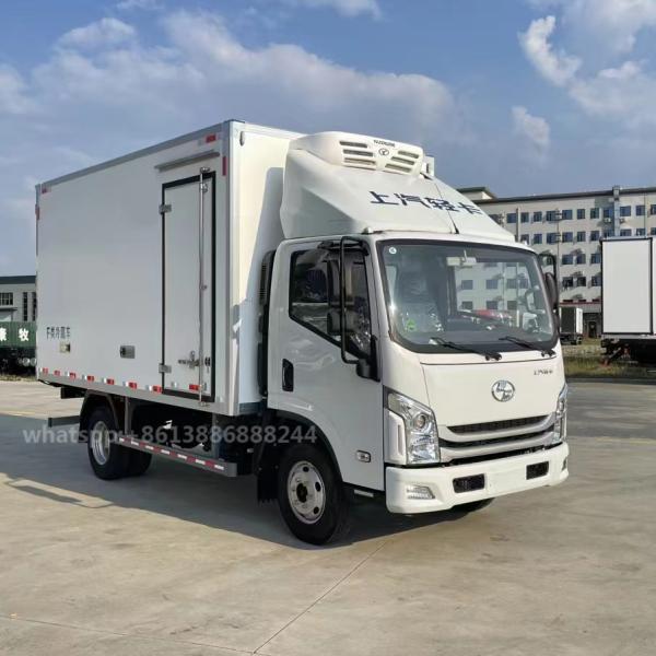 Shangqi 4*2 Single Row Wide Cab Van Refrigerator Truck Cold Storage Truck Refrigerated Truck