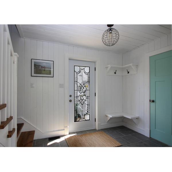 Solid Flat Tempered Decorative Glass Windows Private Imports Series Finely Detailed