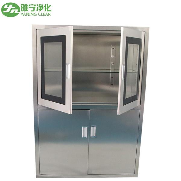 Sus304 Hospital 0.8mm Stainless Steel Medical Cabinet For Operating Room