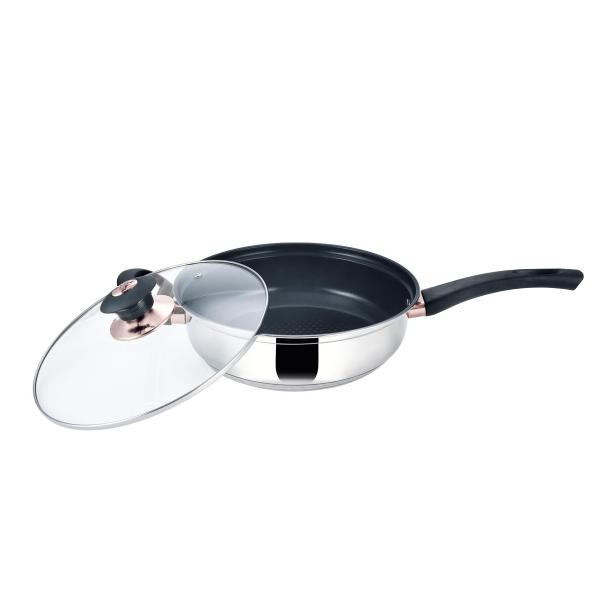 Multifunctional Non-stick Cooking Pots 12 pcs Kitchenware Stainless Steel Cookware Sets