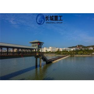 Quality Simple Structure Floating Pontoon Bridge Elegant Appearance Solidly Longevity wholesale