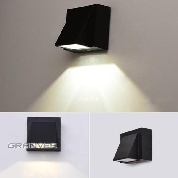 Classic Single Head LED Outdoor Wall Lights 3W COB For Garden Park Yard