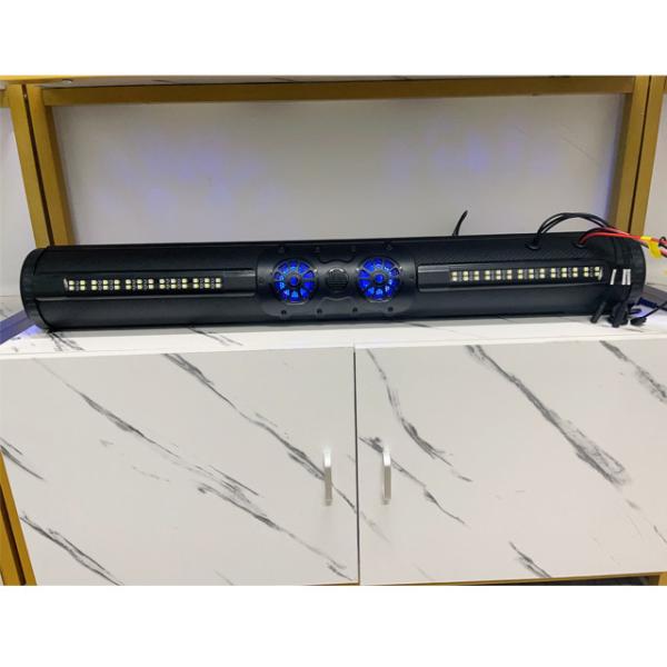 Amplified ATV UTV Golf Cart BT Connector 8 Golf Cart Speaker Soundbar Waterproof With LED Lighting