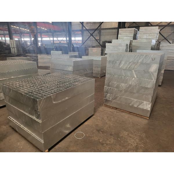 Industry Platform Steel Galvanized Grating Serrated Swage Locked