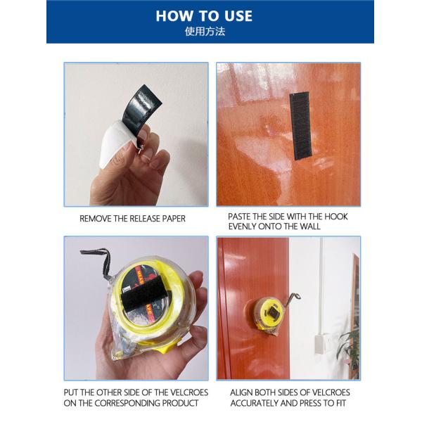 Seamless Adhesive Hook And Loop 50mm Sofa Bed Sheet Fixing Double Sided Hook And Loop