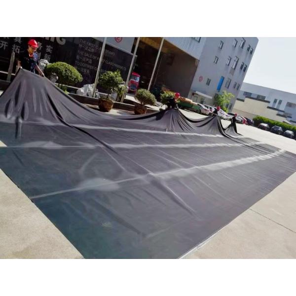 Smooth 1.2mm EPDM waterproof roll, weld/bond avail., for old color steel roof refurbishment