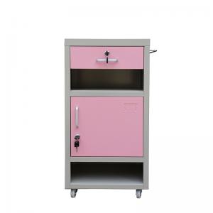 China Stainless Steel Hospital Medical Furniture Nursing Home Bedside Storage Cabinet on sale
