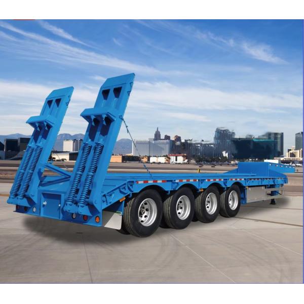 3/4 Axle 80-120ton Transport Equipment Lowboy Truck Trailer Detachable Gooseneck Lowbed Semi Trailer For Mali