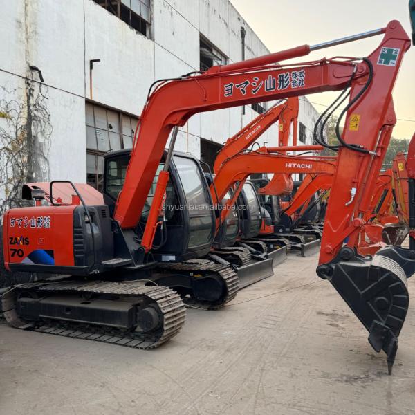 Excellent Condition Hitachi Zx70 Excavator 7ton Second Hand with 0.3m3 Bucket Capacity