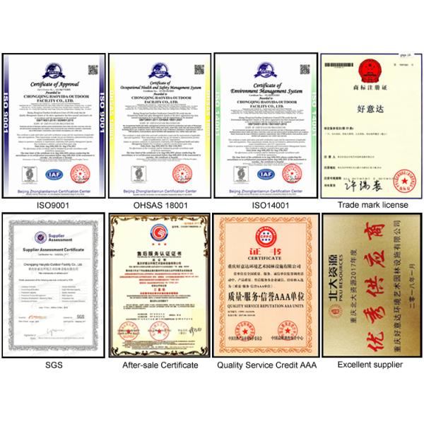 SGS Certificate Modern 1400mm Cast Iron And Wood Garden Bench