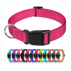 Quality Stylish Nylon Pet Collar Rust Resistant Waterproof Reflective Dog Collars wholesale