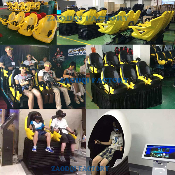 Dynamic Virtual 9D Egg Cinema VR 9D Cinema/Theater Simulator For Oversea Market With Oculus Rift