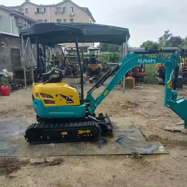 Used Cat Mini Excavator Kubota KX17 8 Ton Operating Weight Motor