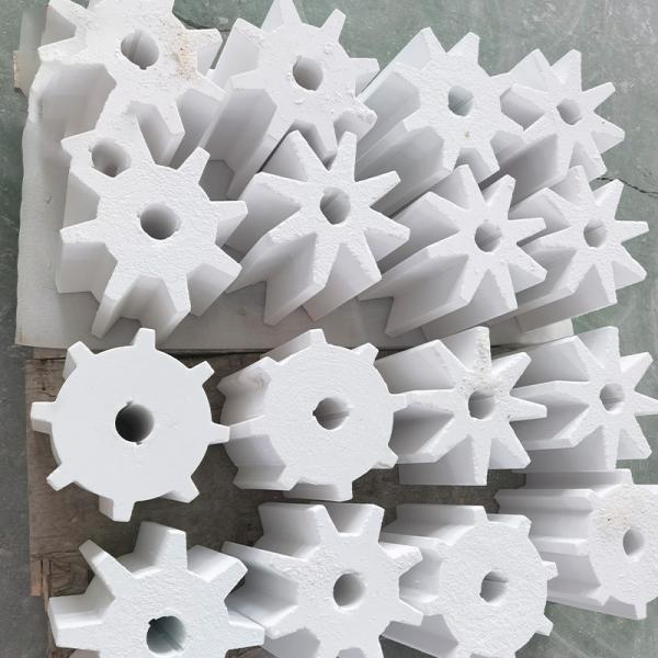 White Alumina Ceramic Star Valve Corrosion Resistance And High Temperature Resistance