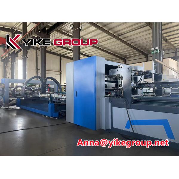 YIKE GROUP 1200x2400mm Automatic Folder Gluer Machine For Corrugated Box