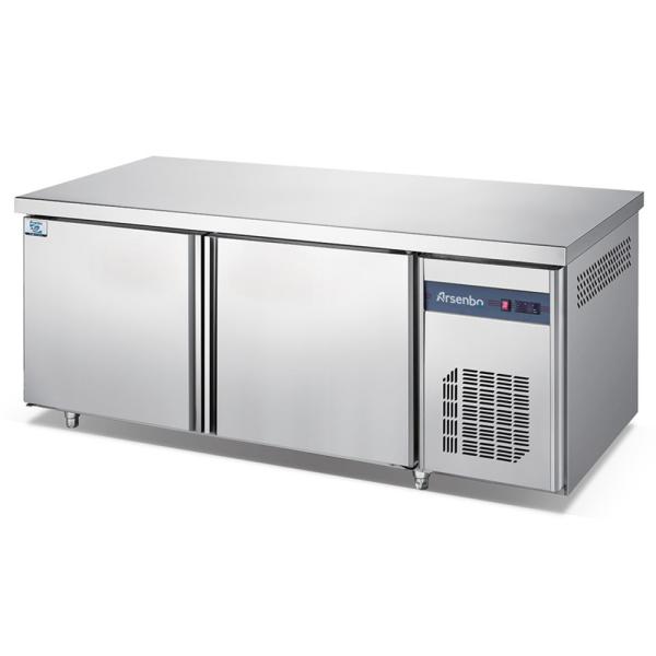 SS304 Countertop Pizza Prep Refrigerator Station 210W Antiwear