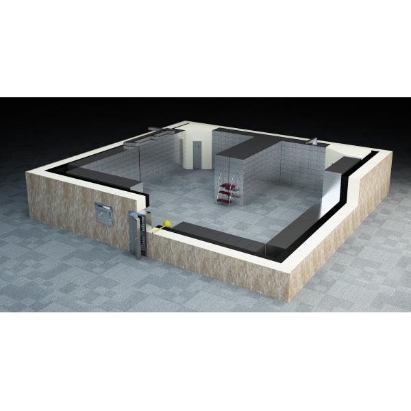 S&G 6731 Lock Modular Vault Safe Room With Vent For Insurance Company