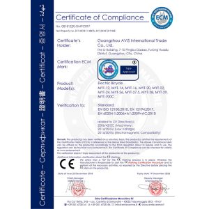 Guangzhou AVIS International Trade Co., Ltd. Certifications