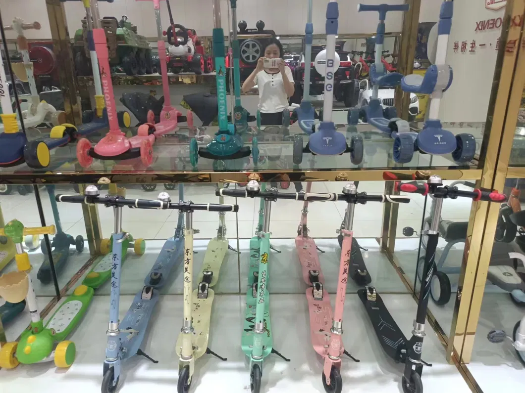 Foldabl with Seat Kids Scooter for Children Boys Girls