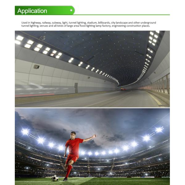 Adjustable Modular LED Tunnel Light 200W For Parking / Stadium 26000 Lumens