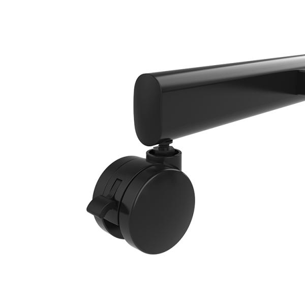 Commercial Furniture Small Black Wooden Laptop Standing Desk with Adjustable Height