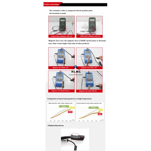 7861-92-2310 Komatsu Excavator PC200-5 PC200-6 PC220-6 6D102 Engine Revolution Speed Sensor