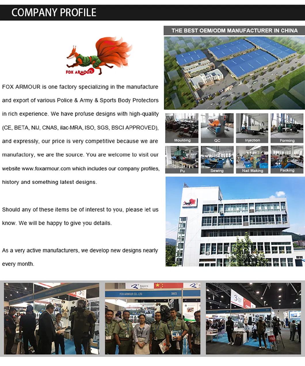 FDY008 Police law enforcement equipment Level 3 tactical military bulletproof vest