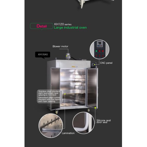 Kenton Industrial Drying Oven Hand Cart CE Pharmaceutical Drying Oven 110V