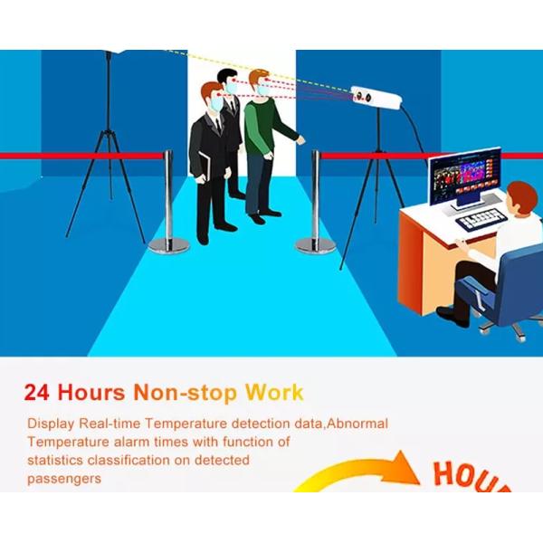Walk Through Automatic Infrared Thermometer Scanner Smart Facial Identification
