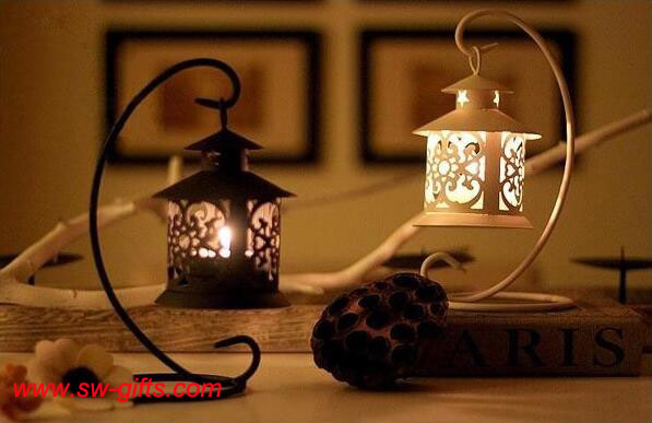 Iron Moroccan Style Candlestick Candleholder Candle Tea Light Holder Decor Gifts