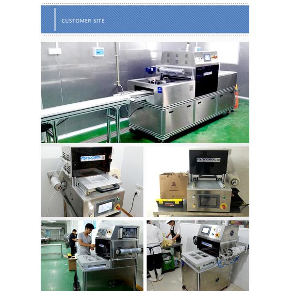 110kg Table Top Tray Sealing Machine MAP Food Packing Machine For Vegetable