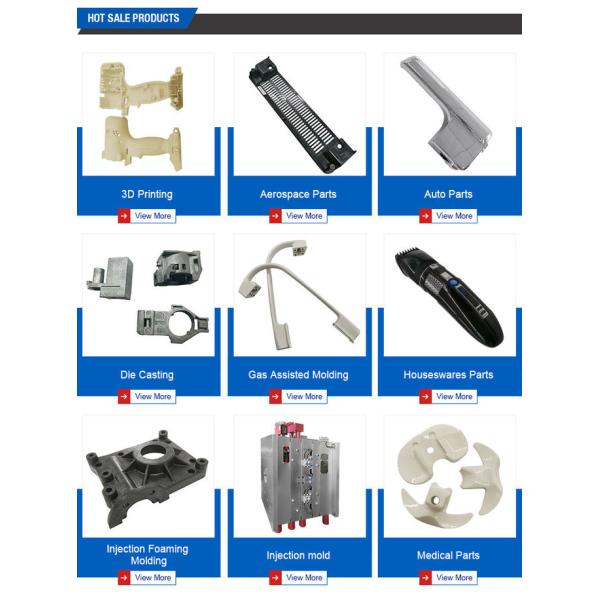 ODE Design PVC Plastic Plastic Injection Molding Parts Surface Finish Custom Colors