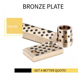 Brass 500 SWP Wear Bronze Plate With Graphite Embedded
