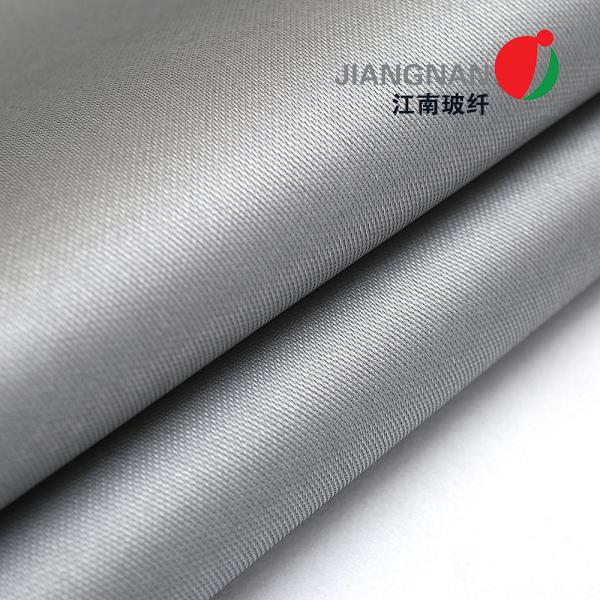 Welding PU Coated Fiberglass Fabric Cloth Fire Barrier Heat Isolating Fabric 0.8mm