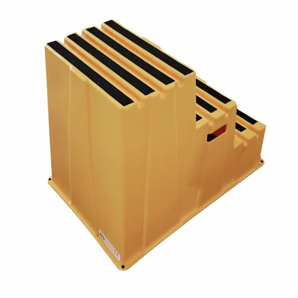 Gorilla Ladders 3-Step Plastic Step Stool Custom Color Foldable 500 Lbs Weight Capacity