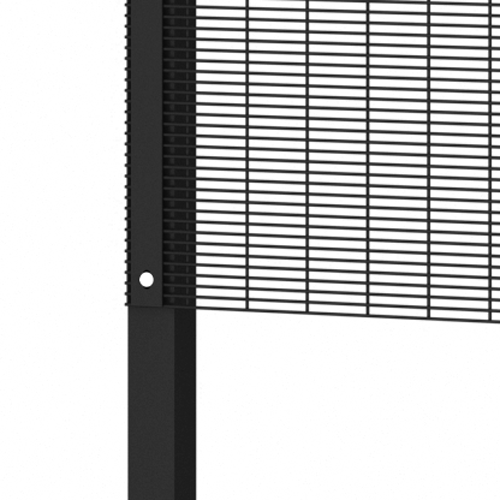1.8*2.4m High Security Anti-climb 358 Fence Powder Coated Clear Vu Fence