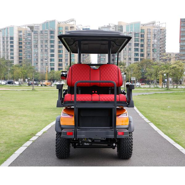 4 Wheel Electric Club Car Golf Cart Maximum Speed 30-50Km/h Electric Fuel Type Lifted 4 Passenger