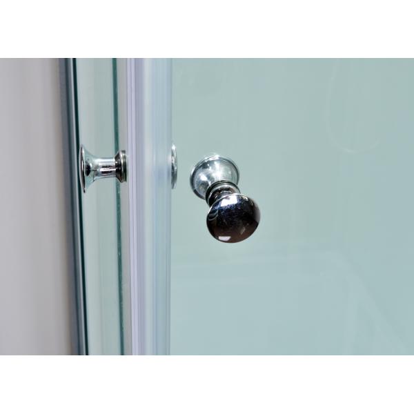 Fitness Halls 800 X 800 Glass Shower Cabin With Silver Aluminum Frame