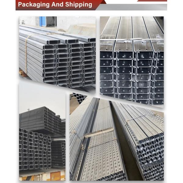 Q345/SS400 Galvanised Steel U Channel Sheet Metal Channel With 1.5mm Thickness